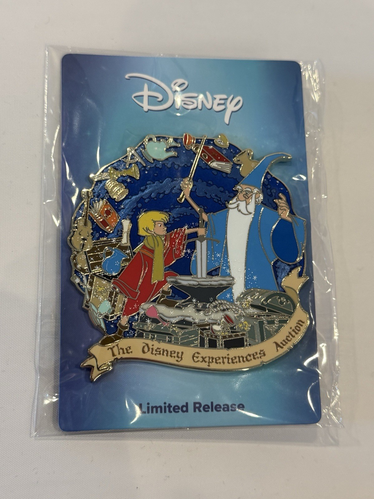 The Disney Auction Experiences PIN D23 Aug 2026 IN HAND Sword in the Stone