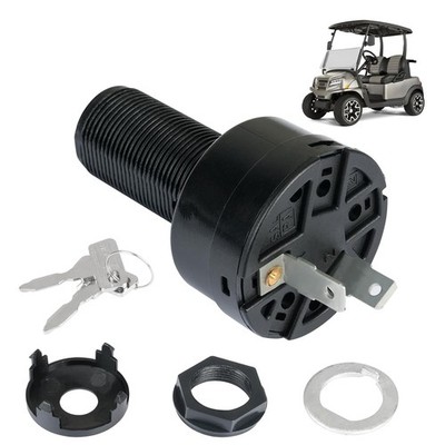 Club Car 2 Terminal Ignition Switch 2 Terminal Key Switch by Panglong