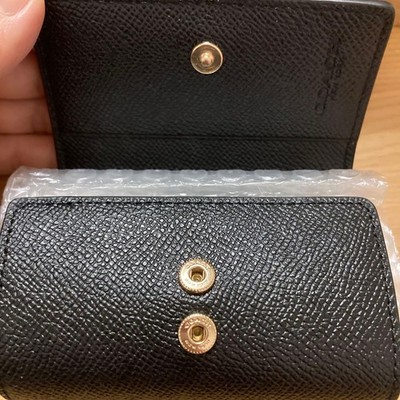 Coach Key Case 5-Ring Leather Condition Gift Box Edging | eBay