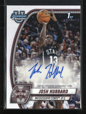 Josh Hubbard 2024-25 Bowman Chrome U 35 Prospect Autographs Refractors RC AUTO