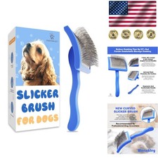 Slicker Brush for Dogs - Professional Detangler for Goldendoodles  Poodles