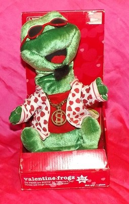   Gemmy Valentine FROGZ Money Maker LUDACRIS Dancing Rapping Hip-Hop Frog