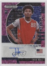 2020 Panini Prizm Draft Picks Prospect Fast Break Pink 6/25 Josh Hall Auto 02v3