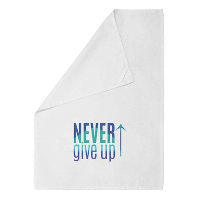 Geschirrtuch/Geschirrtuch 'Never Give Up' aus Baumwolle (TW040741)