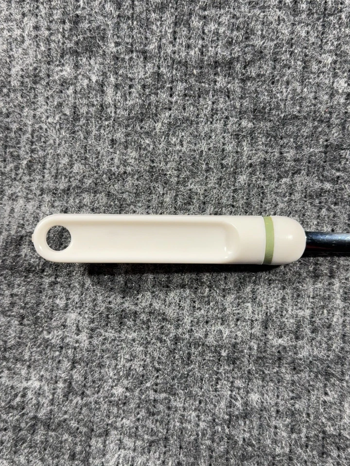 Espátula ranurada de plástico azul vintage | Utensilio de cocina moderno de mediados de siglo Foto 3 de 4