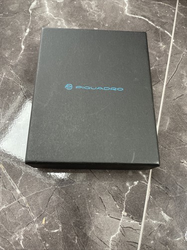 Piquadro Leather Wallet Black Mens BRAND NEW - Picture 4 of 4