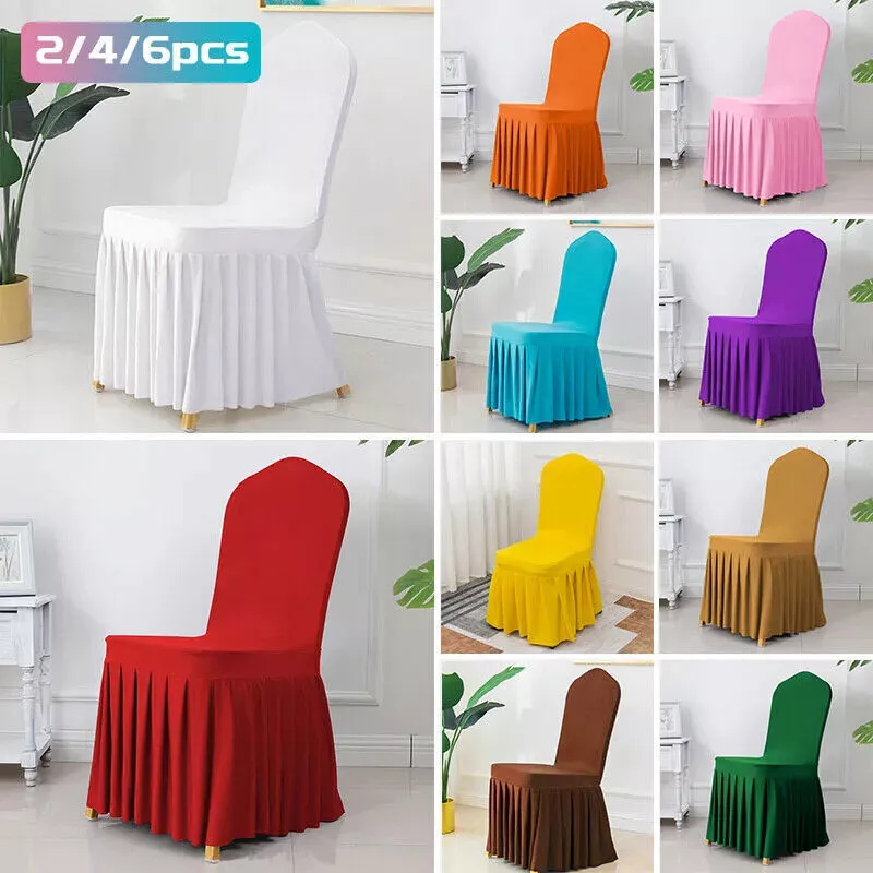 Pleated chair covers sale