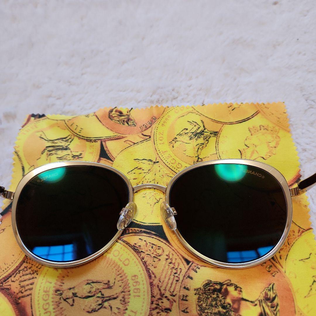 CHANEL Sunglasses Gold Frame 4206 c.395/T6 | eBay CHANEL Sunglasses Gold Frame 4206 c.395/T6 | eBay
