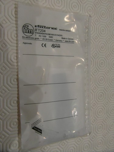 EFECTOR 100 IFT204 ' IFB3004BAPKG/M/V4A/US104DPO' SENSOR 'BRAND NEW' - Picture 4 of 4