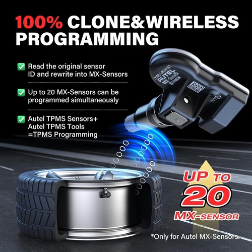 Autel MaxiTPMS TS508WF Kit Tire Pressure Monitoring System Relearn Reset Tool - Picture 19 of 36
