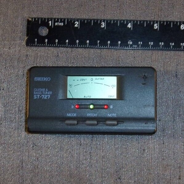 SEIKO GUITAR AND BASS TUNER ST - 727 MODEL WORKING EC 288 | eBay