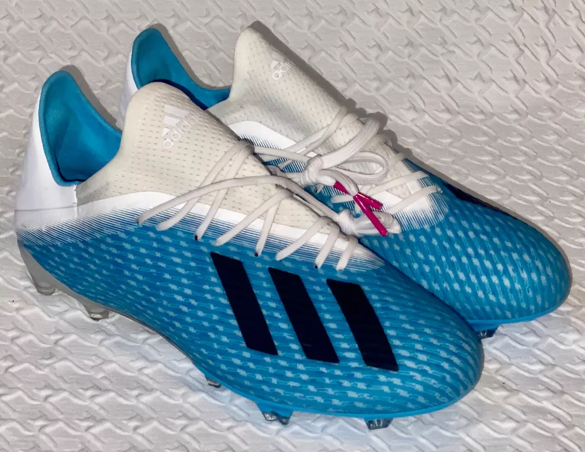 smeren Aanzetten markt ADIDAS X 19.2 FG Bright Cyan Blue White Black Soccer Cleats NEW Mens Youth  6.5 | eBay