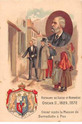 Chromos -COR12332 - Königreich Schweden Und Norwegen - Oscar II - Haus Von Bern