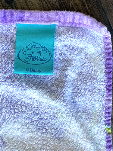 Vintage ~ Disney FAIRIES Strandtuch ~ Tinkerbell ~ lila, 100% Baumwolle, klassisch - Bild 9 von 14