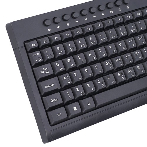 (Arabic)Exquisite Craftsmanship Durable 87 Keys Wired Keyboard For Home For - Picture 6 of 24