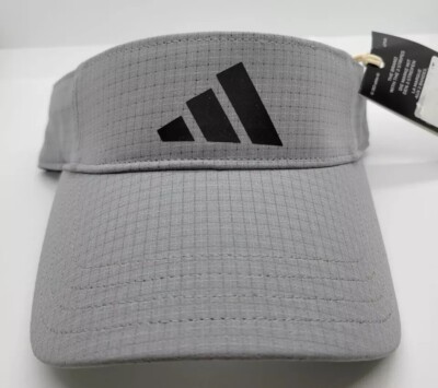 Adidas Men's Golf Tour Visor Pre Curved Brim Gray NEW dsg
