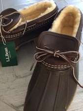 Nwt~ L.l.bean ~ Shearling ~ Lined ~ Low Boot ~ Woman’s 10m ~ Made In The U.s.a!