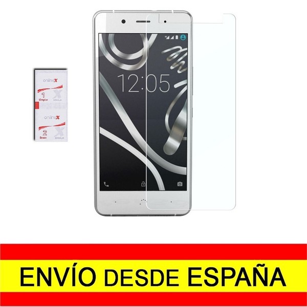 Cristal Templado para BQ AQUARIS X5 PLUS Protector Pantalla Toallitas a2323 nt