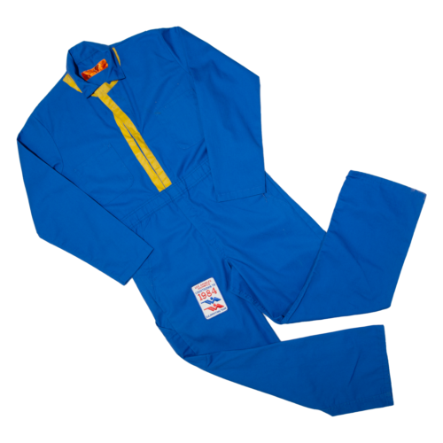 Customized Workwear Utility Mens Boiler Suit Blue Regular L W36 L28 - Afbeelding 1 van 6