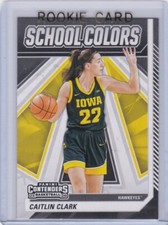 CAITLIN CLARK ROOKIE CARD Iowa Basketball WNBA $$ RC Panini 2023 INDIANA FEVER!