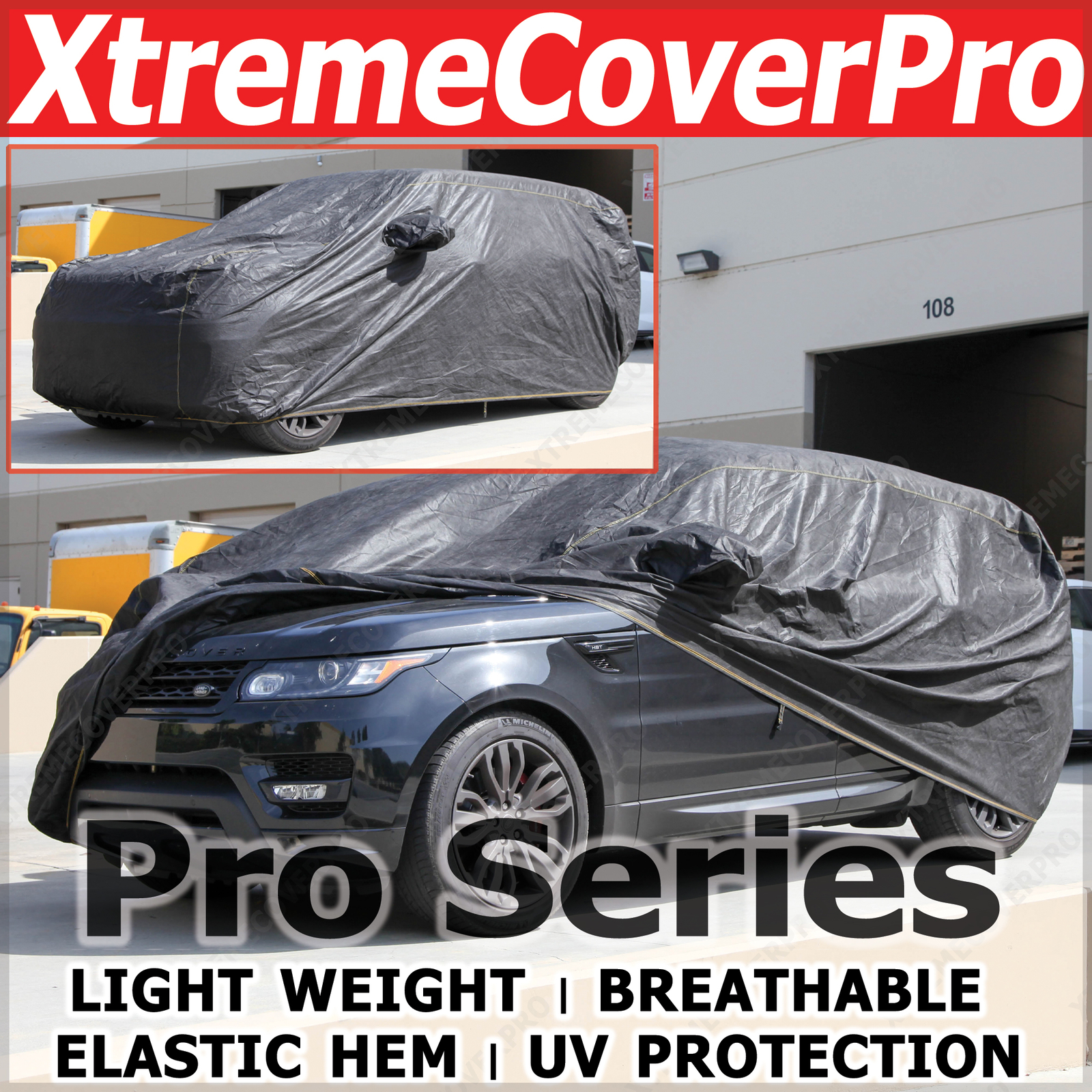 2015 TOYOTA SIENNA LE SE XLE Breathable Car Cover W/Fleece - Black - Foto 6