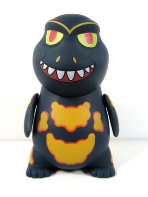 burning godzilla plush