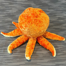 Orange Plush Octopus