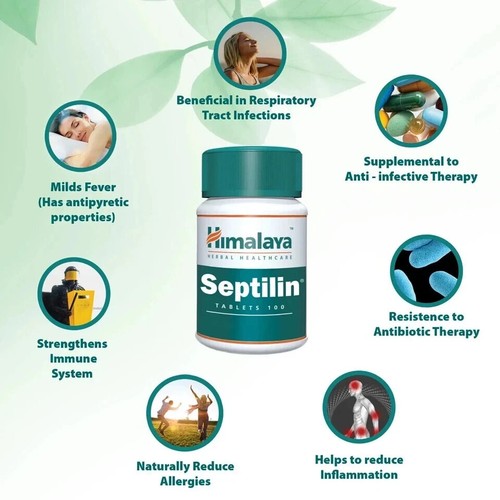 🌿 Himalaya Septilin Tablets, Pack of 3 x 60 Tablets | Natural Immune Support | - Picture 8 of 9