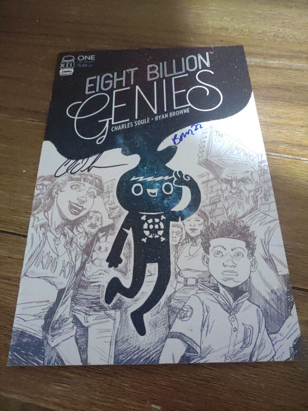 EIGHT BILLION GENIES #1 (2022) COVER A, NM Signed