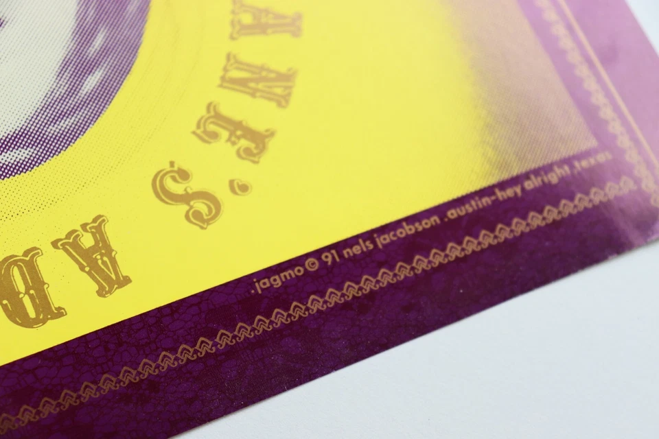 Jane's Addiction Austin Texas 1991 Lithograph Poster Jagmo - Image 4 of 4