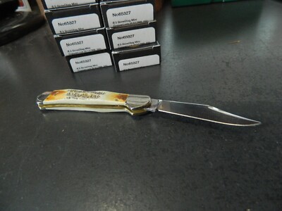 CASE XX MODEL# 65327 6.5 BONE STAG HANDLE MINI COPPERLOCK 3.63