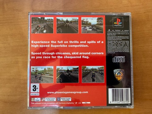 Superbike Masters PS1 PlayStation One Spiel - Black Label CIB Komplett - PAL UK - Bild 7 von 16
