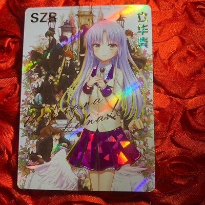 Kanade Tachibana Angel Beats Goddess SZR Waifu ACG Anime Foil Card