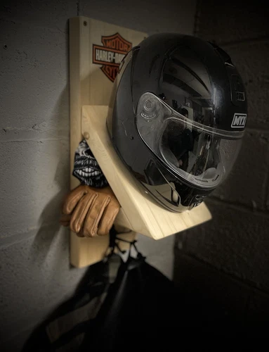 Motorradhelm Gestell Motorradausrüstung Aufbewahrung.
