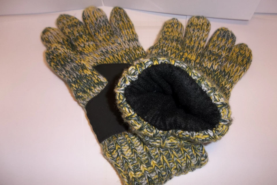 NFL Elige TU Equipo Tejido Pico Guantes Invierno Forever Adulto 1 Talla Color Logo Nuevo con Etiquetas Foto 4 de 4