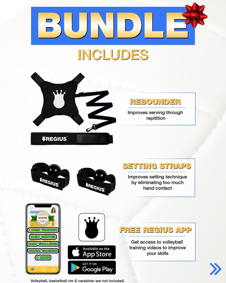 Regius Volleyball Training Equipment 3.0 Premium Solo Trainer Perfect