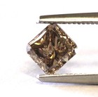 GIA Certified radiant princess fancy diamond 1.22ct I3 dark cognac brown natural — photo 4