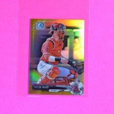 2017 Bowman Chrome Mini Prospects - Gold Refractor #d/50, Taylor Ward RC