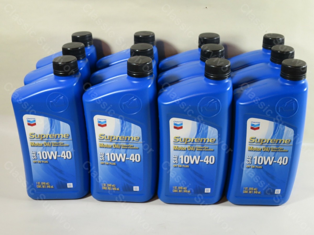 ◆*◆様 Chevron Supreme Oil 10W-40 946ml 10 Chevron Supreme Motor Oil 10W-40 | Santmyer Online Store