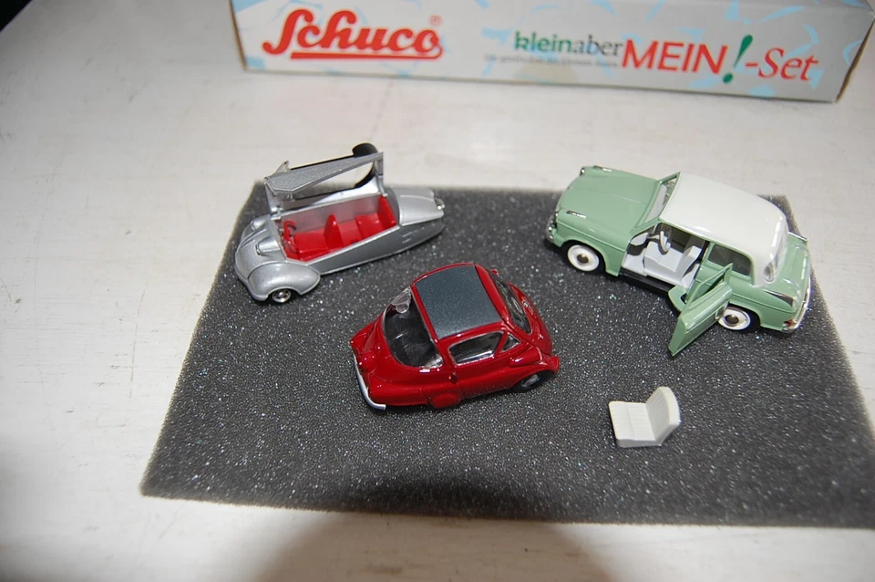 Schuco 02088 Piccolo Ma Dire! Set 3 Autovettura 1:43 Conf. Orig. + Catalogo 2006 - Immagine 2 di 4