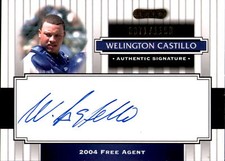 2008 Razor Signature Series #162 Wellington Castillo Auto RC Card /1199 