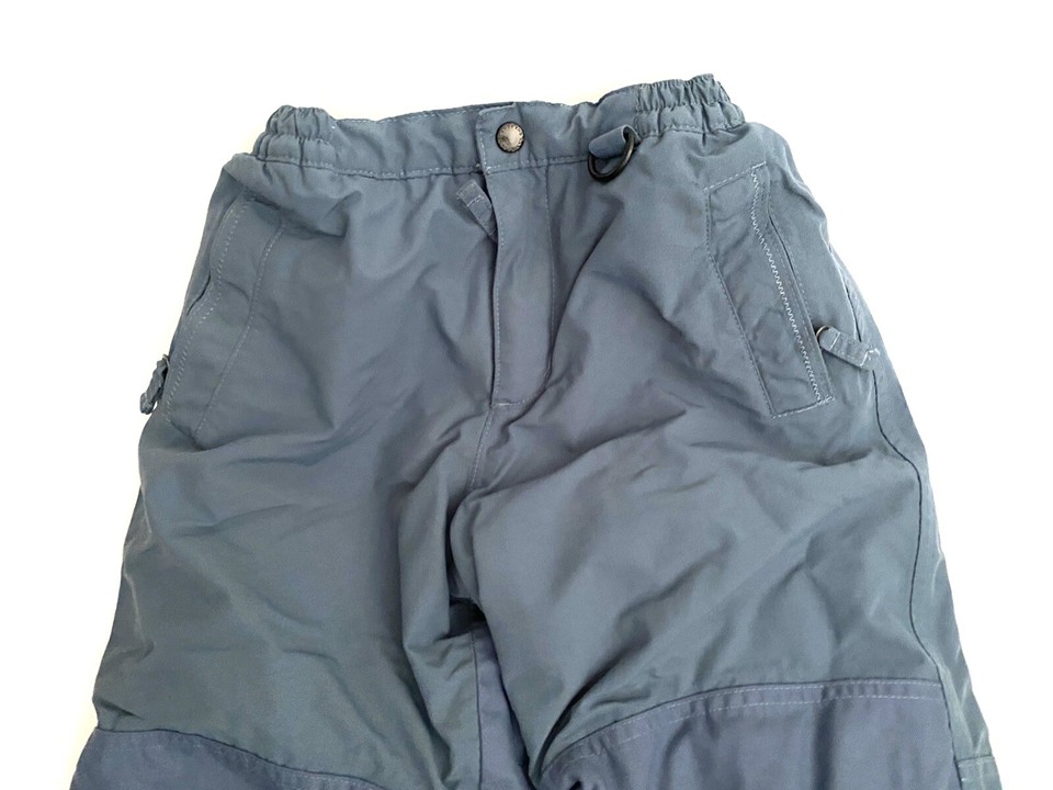 Lands End Kids Snow Ski Pants Gray Size 7 Pockets Button Easy on elastic waist eBay