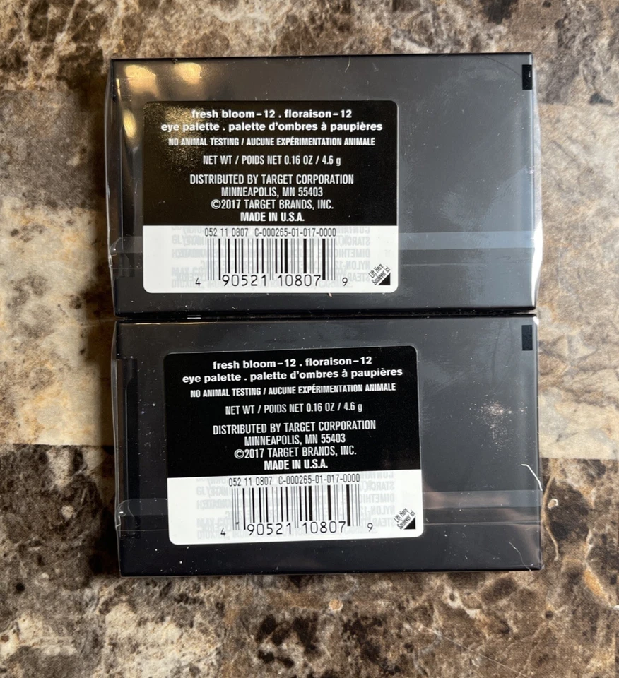 Paleta de ojos Sonia Kashuk 6 tonos color flor fresca 12 sombras de ojos selladas PACK DE 2 Foto 2 de 2