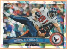 2011 TOPPS CHROME CRYSTAL ATOMIC REFRACTORS OWEN DANIELS /139