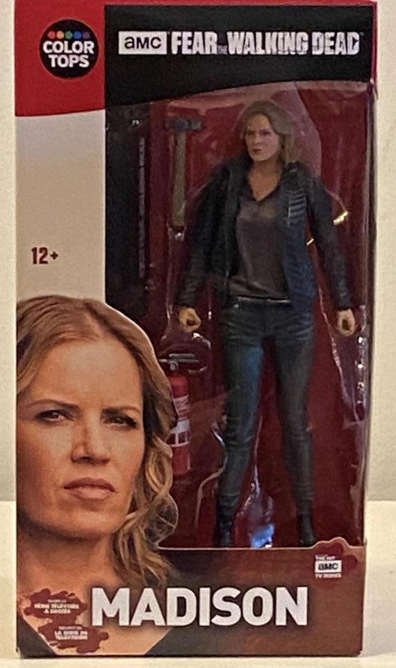 Figuras de acción Fear The Walking Dead Madison y Travis color tops AMC Foto 2 de 3