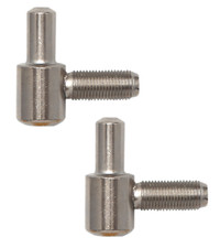 2x Türband Unterteil Ø 16 mm Einbohrband Türscharnier Stahlzarge Bandunterteil