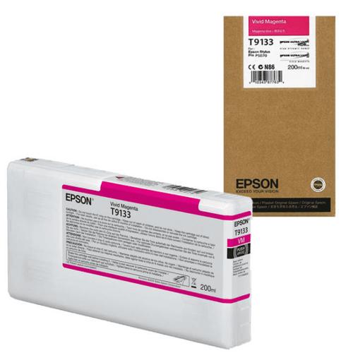 Original Original Epson Vivid Tintenpatrone Magenta T9133 für SC P5000 2026