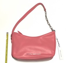 $395 MARC JACOBS New York Leather Baguette Shoulder Bag Purse Pink NEW NWT