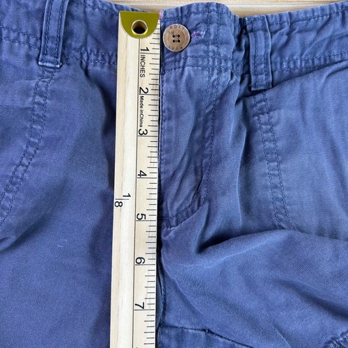 Roxy Shorts Womens Size 9 Blue Low Rise Cargo Shorts - Picture 9 of 9