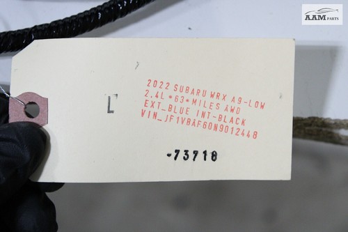 2022-2023 SUBARU WRX AWD 2.4L CABIN FLOOR INTERIOR CABLE WIRE WIRING HARNESS OEM - Picture 7 of 7